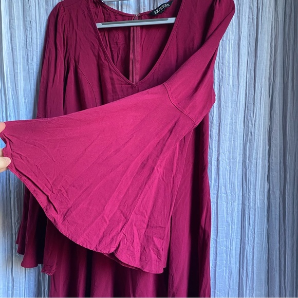 Express Bell Sleeve Skater Dress - Picture 3 of 10